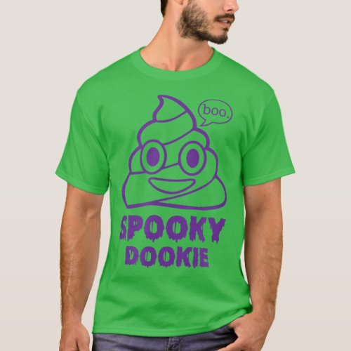 Funny Spooky Dookie Halloween Cute Spooky Season P T_Shirt