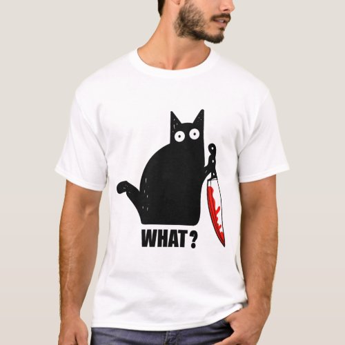 Funny Spooky Lockdown Cat T_Shirt