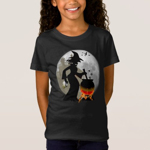 Funny Spooky Scary Witch Halloween Party T_shirt