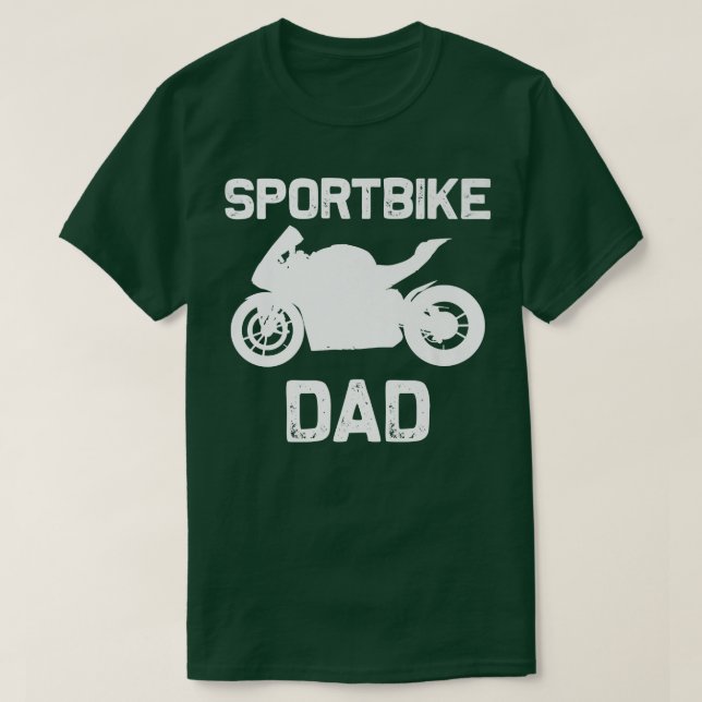 Funny Sport Bike Art Dad Men Racing Biker Motorbik T-Shirt (Design Front)