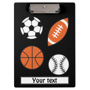 Funny Sports Ball Clipboard