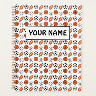 Funny Sports Balls Planner