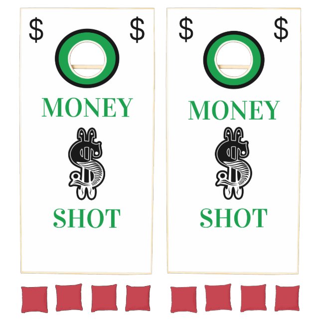 Funny Sports Collectible MONEY SHOT Cornhole Set (Set)