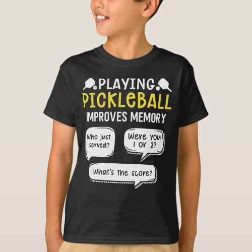 Funny Sports Pickleball Player T_Shirt
