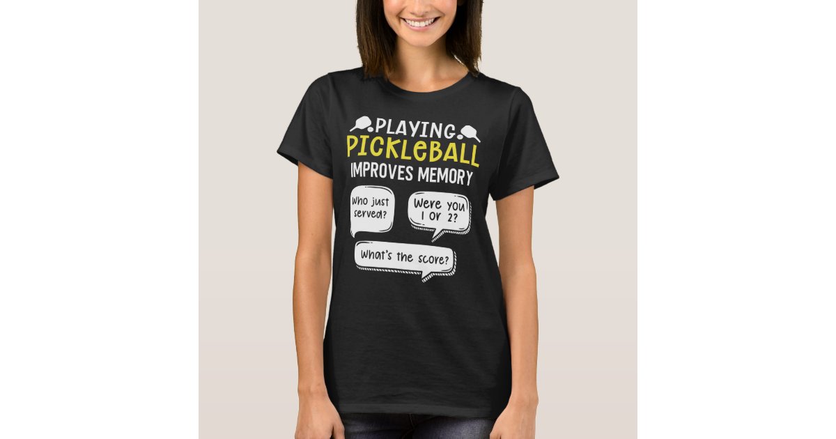 Funny Sports Pickleball Player T-Shirt | Zazzle Funny Sports Pickleball Player T-Shirt | Zazzle