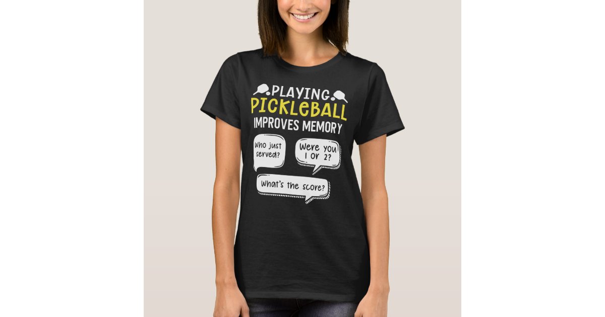 Funny Sports Pickleball Player T-Shirt