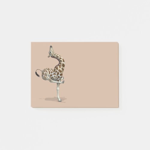 Funny Sporty Giraffe Post_it Notes