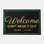 Funny Spring Welcome St. Patrick&#39;s Day Doormat at Zazzle