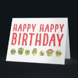 Funny Sprouts Birthday – Googly Eyed Gift Sister Card<br><div class="desc">Funny Sprouts Birthday – Googly Eyed Gift Sister Card. Make your sister smile on her birthday with this adorable and funny Brussels sprouts-themed card! Featuring a lineup of goofy, googly-eyed sprouts, this lighthearted card is a fun and unique way to send birthday wishes. Perfect for sisters who love humor, puns,...</div>