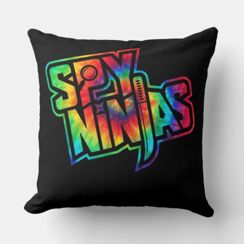 Funny Spy Gaming Ninjas Game Wild With Clay Style Throw Pillow