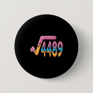 Funny Square Root 4489 Funny 67 Math Ice Cream Mem Button
