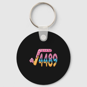 Funny Square Root 4489 Funny 67 Math Ice Cream Mem Keychain