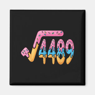 Funny Square Root 4489 Funny 67 Math Ice Cream Mem Magnet