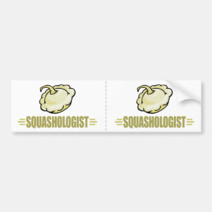 Funny Squash Bumper Sticker