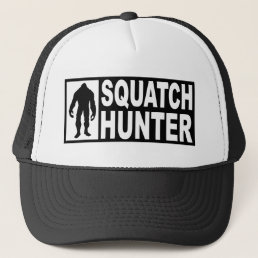 Funny SQUATCH HUNTER Hat - Finding Bigfoot Edition