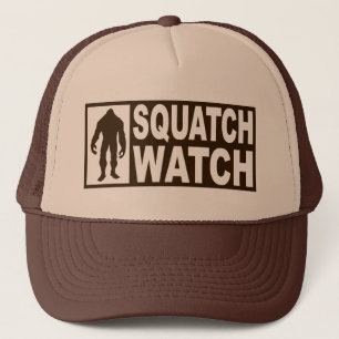 Funny SQUATCH WATCH Hat - Deluxe Finding Bigfoot