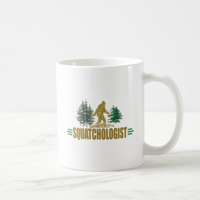 Funny Squatchologit | Sasquatch Believer's Coffee Mug (Right)