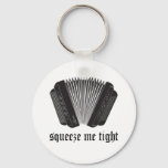 Funny Squeeze Me Tight Accordion Gift Keychain at Zazzle