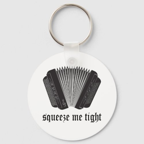 Funny Squeeze Me Tight Accordion Gift Keychain