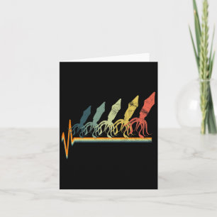 Funny Squid Marine Biology Biologist Card