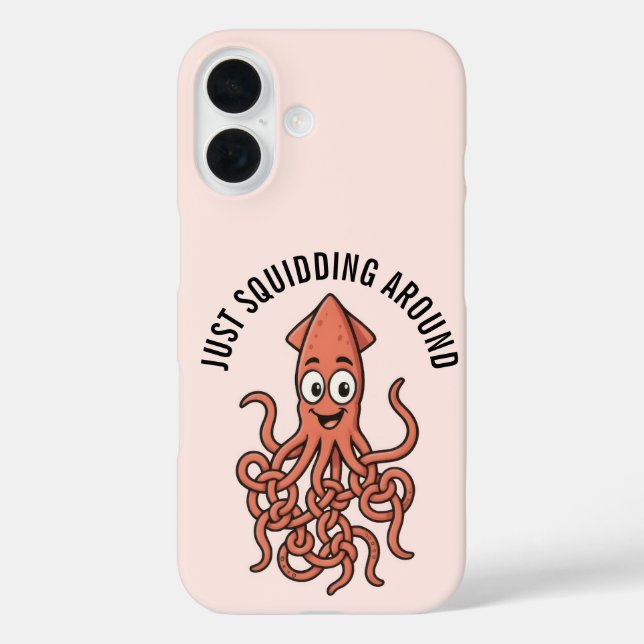 Funny Squid Phone Case (Back)