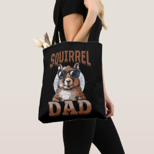 Funny Squirrel Animal Squirrel Dad Tote Bag
