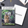 Funny Squirrel Deez Nuts Adult Humor Birthday Card