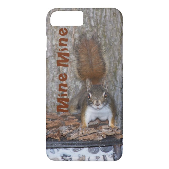 Funny Squirrel iPhone Case (Back)