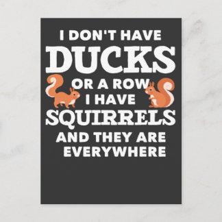 Funny Squirrel Joke Hilarious Rodent Humor Postcard