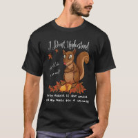 FUNNY SQUIRREL NUTS MEN'S ANIMAL WILDLIFE HUMOR