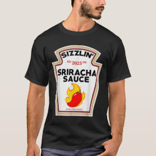 Funny Sriracha Sauce Diy Halloween Costume Group C T-Shirt