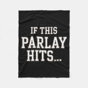 Funny Srts Betting Design For Men Women Srts Gambl Fleece Blanket