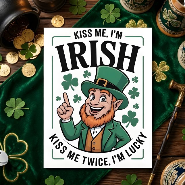 Funny St Patrick’s Day Card for Him (Creator Uploaded)