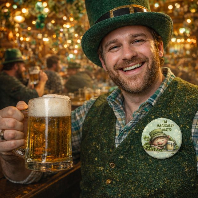 Funny St. Patrick’s Day Drinking Humor Button (Creator Uploaded)