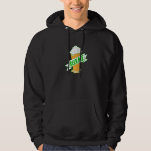 Funny St Patricks Day Beer Me Hoodie