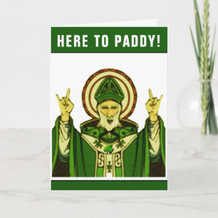 Funny St. Patrick's Day Birthday Card
