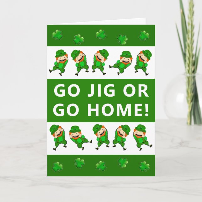 Funny St. Patrick's Day Card (Front)