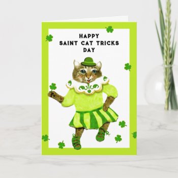 Funny St. Patrick's Day Card by partygames at Zazzle