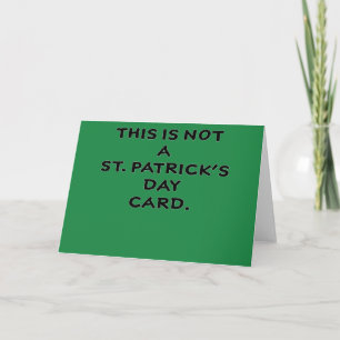 funny st patrick's day card