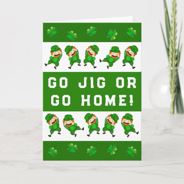 Funny St. Patrick's Day Card (Front)