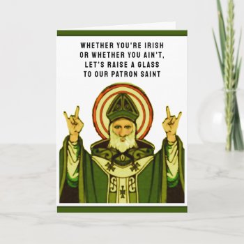Funny St. Patrick's Day Cards by ebbies at Zazzle