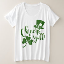 Plus size st patricks day shirts Clearance