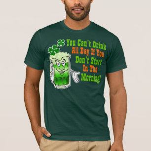Funny St Patricks Day Drinking Humor T-Shirt