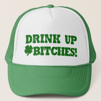 Funny St Patricks Day Drinking Trucker Hat