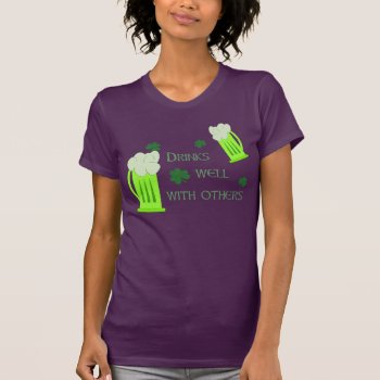 Funny St Patricks Day Drinks Well Shirt by ChiaPetRescue at Zazzle