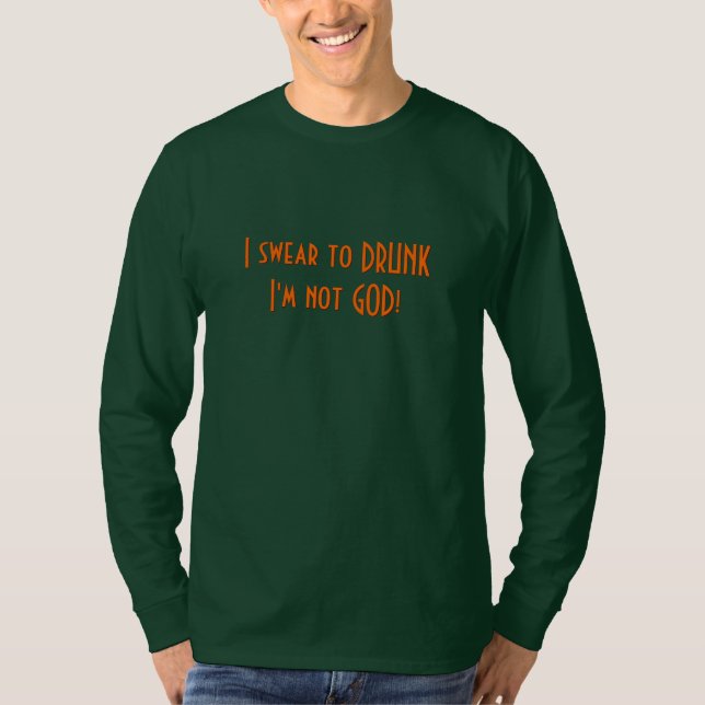 Funny St Patricks Day Green Long Sleeve T-Shirt (Front)