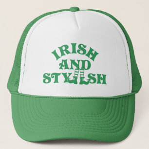 Funny St Patricks Day Irish And Stylish Group Trucker Hat