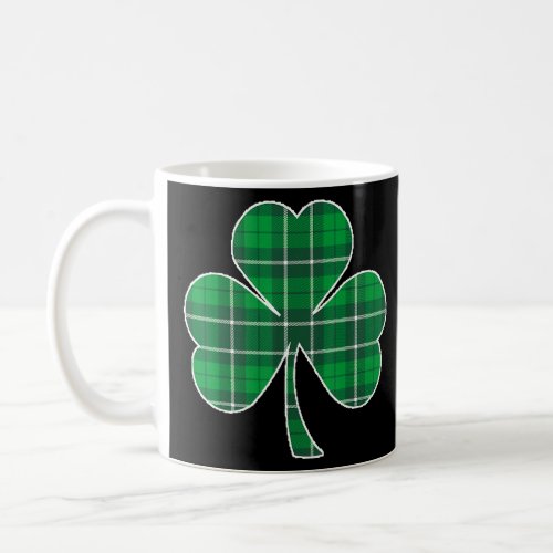 Funny St Patricks Day Irish Green Buffalo Plaid Sh Coffee Mug