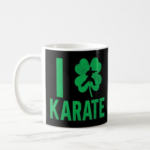 Funny St Patricks Day Irish Karate Shamrock Costum Coffee Mug
