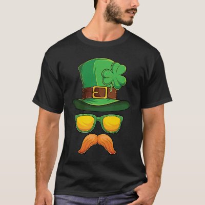 Funny St Patrick's Day Irish Leprechaun Men Boys T-Shirt